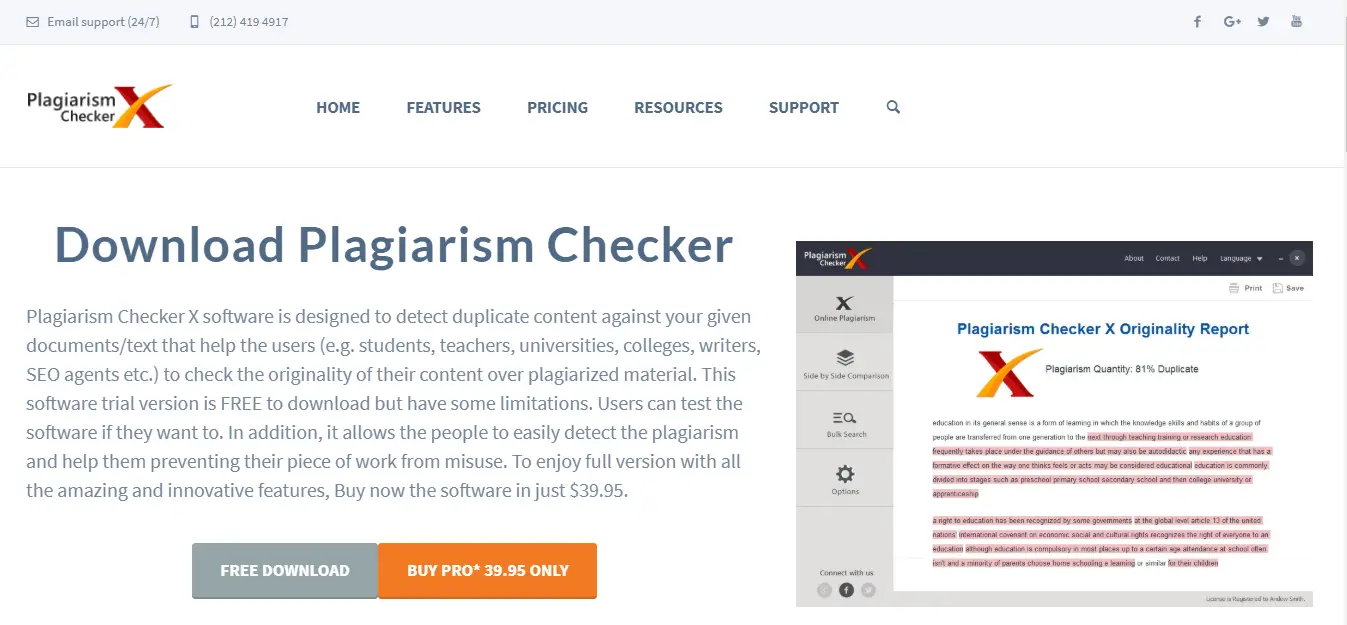 thesis plagiarism checker free