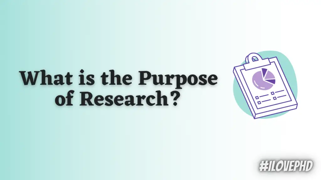 the research purpose should identify