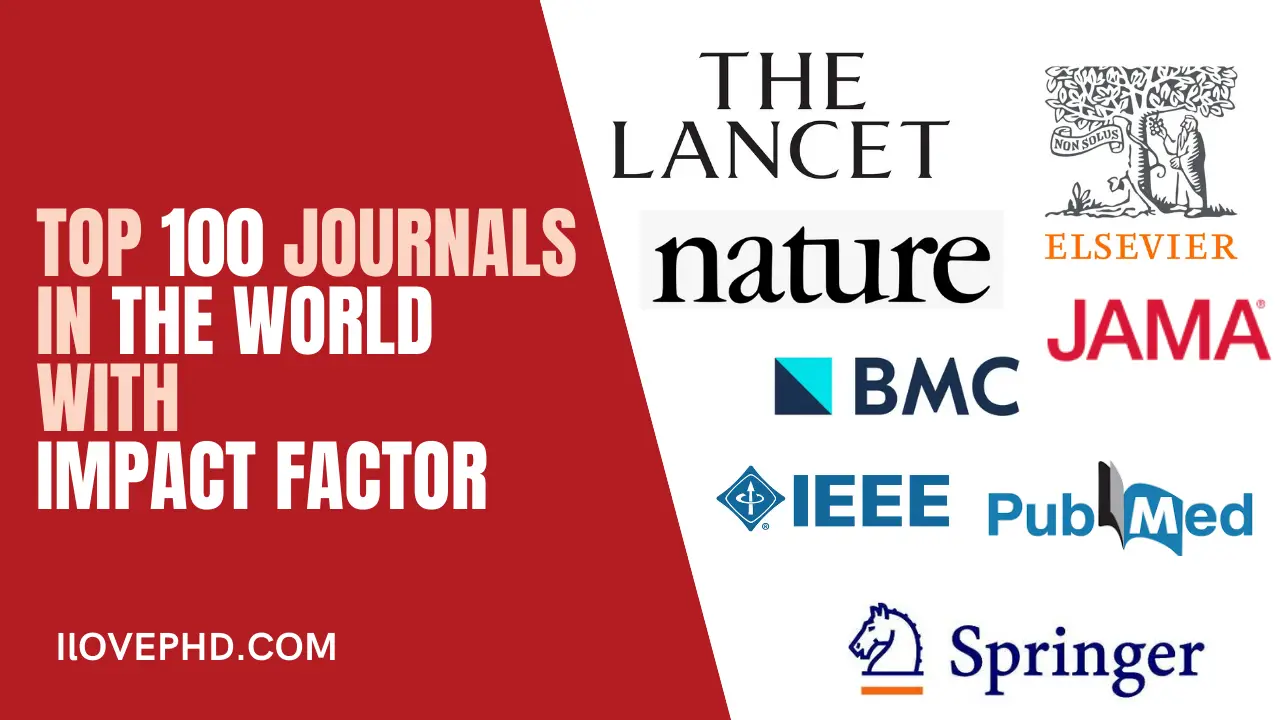 Top Journals in the World with Impact Factor - iLovePhD