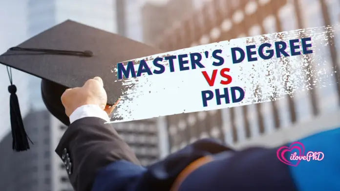 should i do a phd or masters