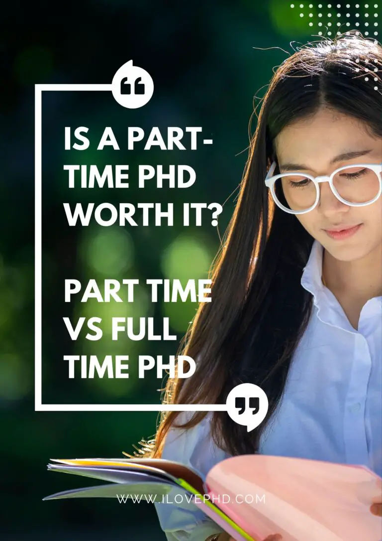 part time phd and work