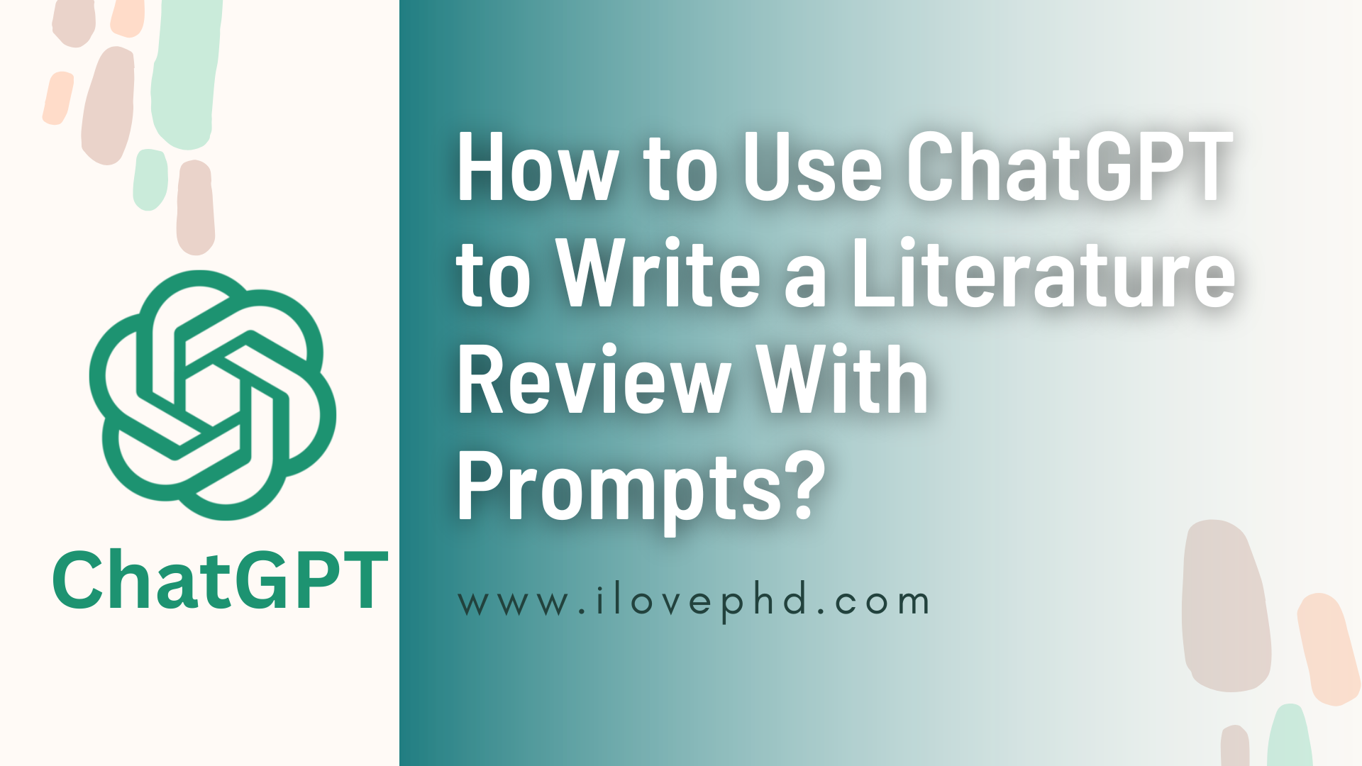 how to write literature review with chatgpt