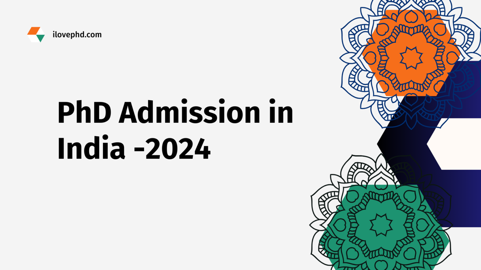 phd admission in india