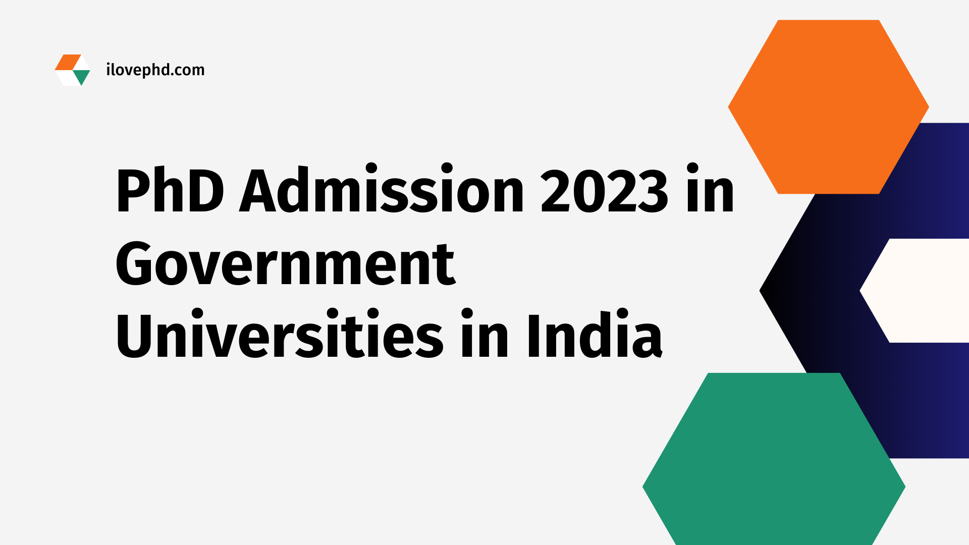 phd admission 2023 in govt universities india