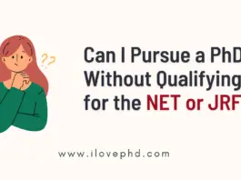 Can I Pursue a PhD Without Qualifying for the NET or JRF