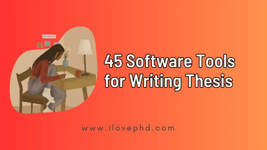 best software for writing thesis