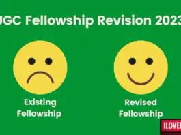 Revision of UGC fellowship amount 2023