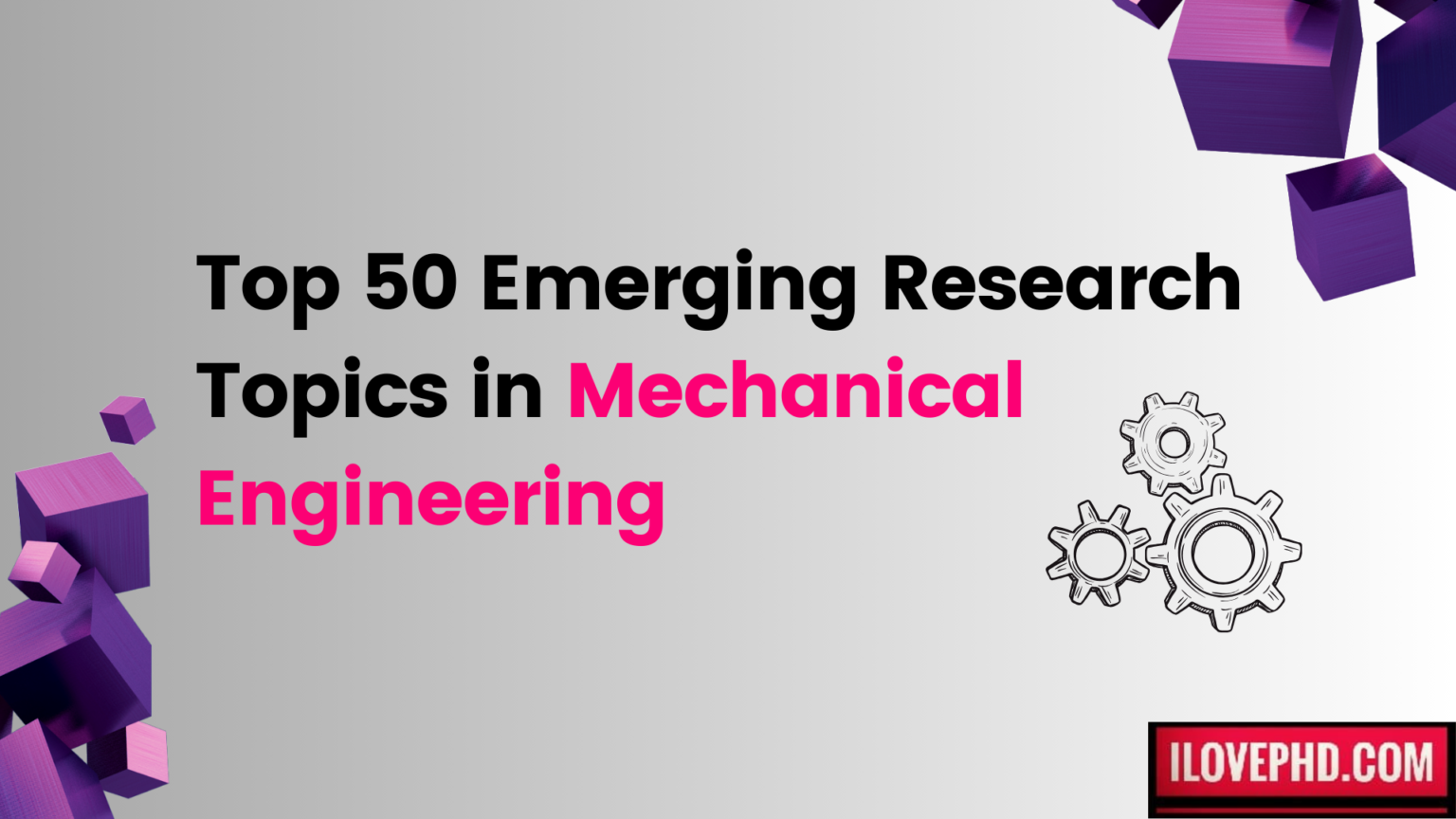 new research topics mechanical engineering