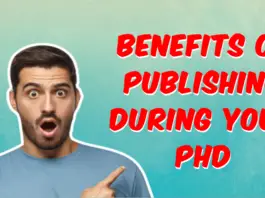 Benefits of Publishing During Your PhD