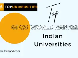 qs world rankings for universities