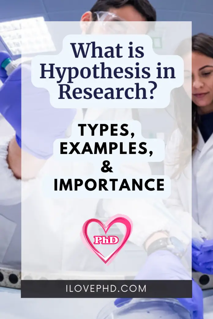 what is hypothesis in research meaning