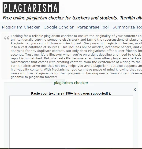 thesis plagiarism checker software free download