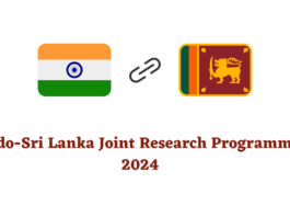 Indo-Sri Lanka Joint Research Programme Workshop Proposals 2024