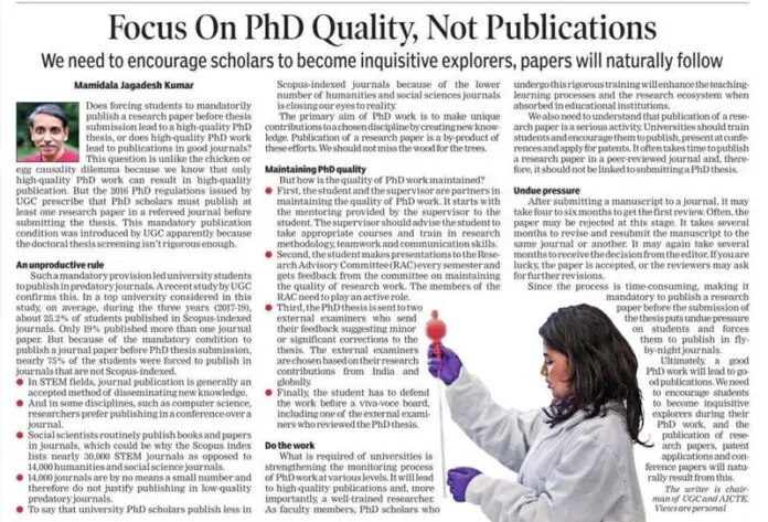 Focus on PhD Quality