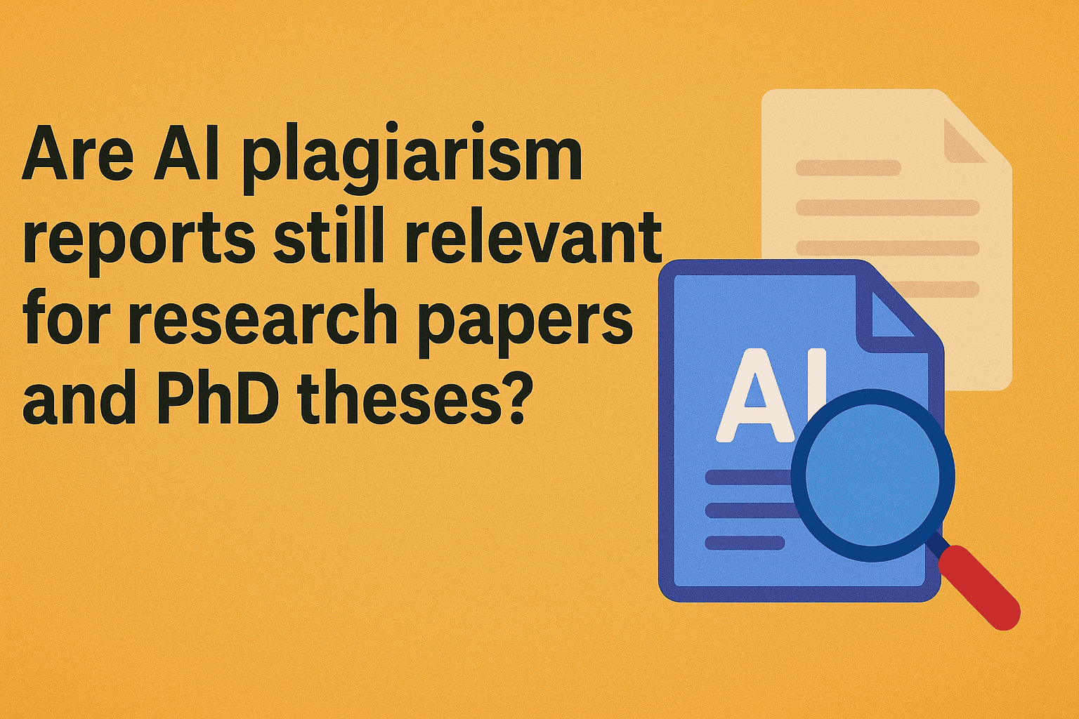 AI plagiarism reports