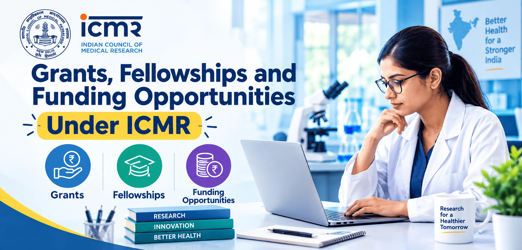 Grants, Fellowships and Funding Opportunities Under ICMR